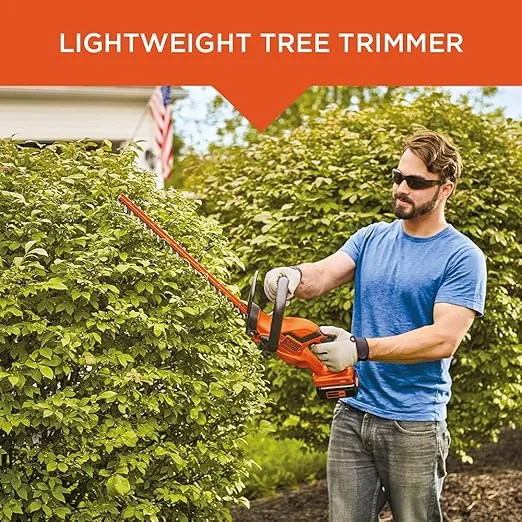 BLACK+DECKER 40V MAX Hedge Trimmer, 22IN (LHT2240C)