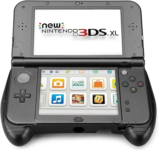 TNP New Nintendo 3DS XL Hand Grip - Protective Cover Skin Controller Grip Case Ergonomic Comfort Anti Slip Handle Console Grip with Kick-Stand for New Nintendo 3DS XL LL 2015 Model