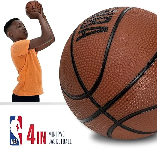 Franklin Sports NBA Mini Over the Door Basketball Hoop - Kids Indoor Mini Basketball Hoop with Basketball - NBA Fan Shop Mini Hoop for Bedroom + Office - Over the Door Mini Hoop Set