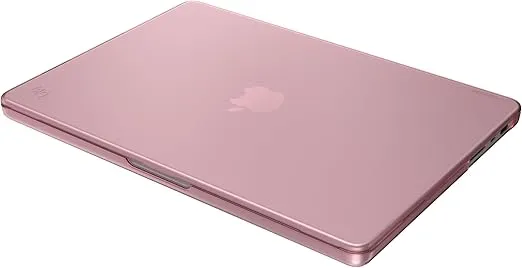 Speck SmartShell MacBook Pro 14 Inch Case for M3 / M3 Pro / M3 Max (2023) & M2 Pro / M2 Max A2779 (2023) & M1 Pro / M1 Max A2442 (2021) - Scratch Resistant Hardshell Case - Crystal Pink