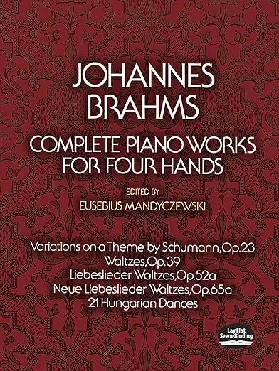 Complete Piano Works for Four Hands (Dover Classical Piano Music: Four Hands)