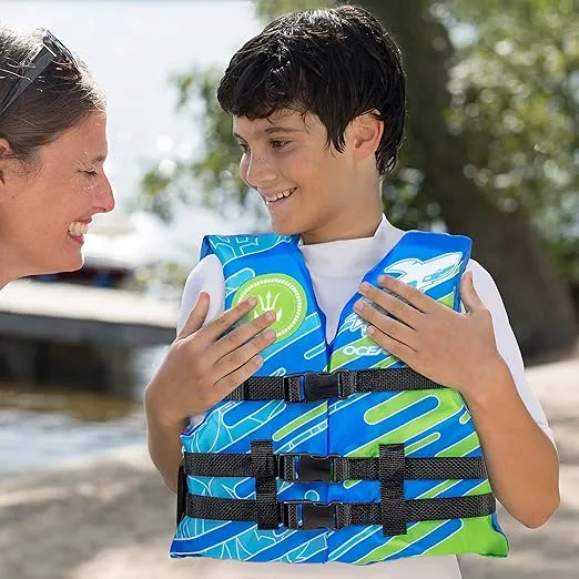 USCoast Guard Approved, Infant-Child-Youth Life Jacket Vest – Sizes for 8-90 lbs. – Type III Vest, PFD, Personal Flotation Device