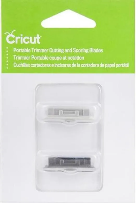 Cricut Portable Trimmer Cutting and Scoring Blades (2002676), 4.5 x 3 x 0.5