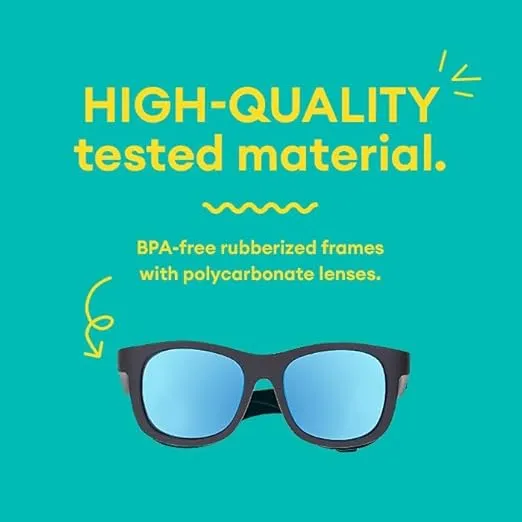 Babiators Children’s Keyhole Shaped UV Sunglasses - Bendable, Flexible, Durable, Baby Safe