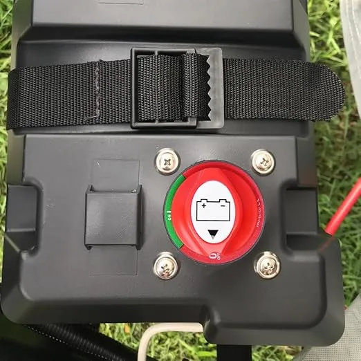 Ampper Battery Switch, 12-48 V Battery Power Cut Master Switch Disconnect Isolator for Car, Vehicle, RV and Boat (On/Off)