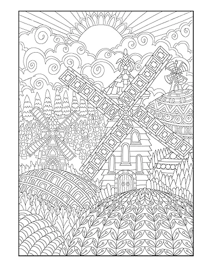 Creative Haven Whimsical Houses Coloring Book (Adult Coloring Books: Art & Design)