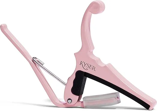 Fender X Kyser Quick-Change Electric Guitar Capo (Shell Pink)