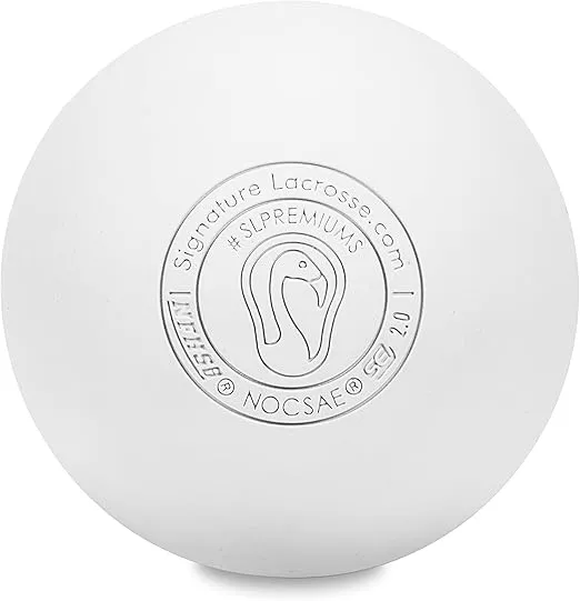 Case of 100 Signature Premium NOCSAE NFHS NCAA Lacrosse Balls - Available in Yellow and White - Certified Lacrosse Balls No Chemical Smell