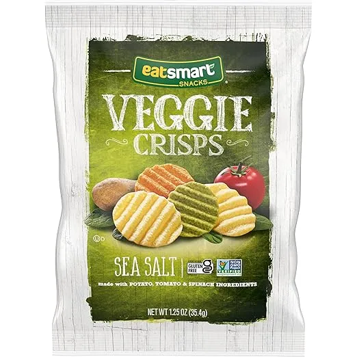 Eatsmart Snacks, Veggie Crisps with Sea Salt, 1.25 Oz