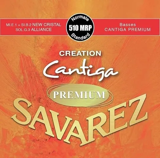 Savarez Création Cantiga Premium Standard Classical Guitar Strings Set (STSAV51-50490)