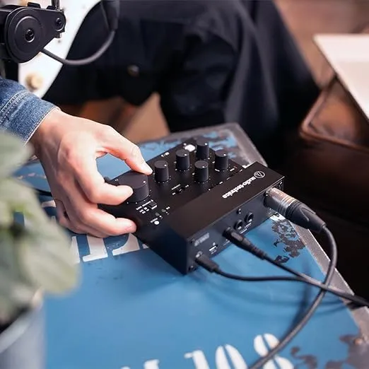Audio Technica AT-UMX3 USB Desktop Audio Mixer