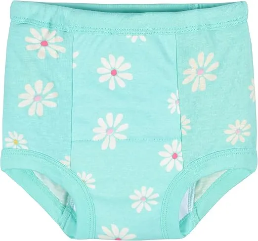Gerber Baby Girls' Infant Toddler 4 Pack Potty Training Pants Underwear