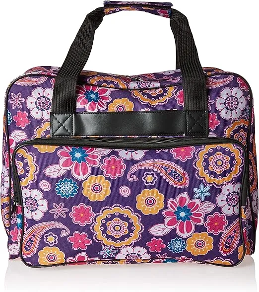 Janome Universal Purple Sewing Machine Tote, Canvas