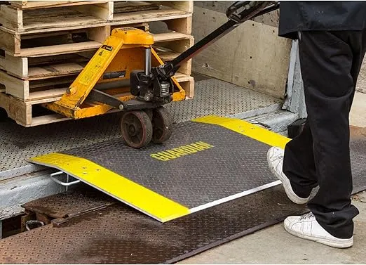 Guardian 48" x 48" Aluminum 3,800 lb Pallet Jack Loading Dock Plate