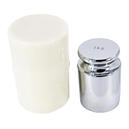 HFS(R) Calibration Weight 1000 Gram M2 Class Chrome Scale Balance Calibration Weight for Digital Scale, Pocket Scale 1KG