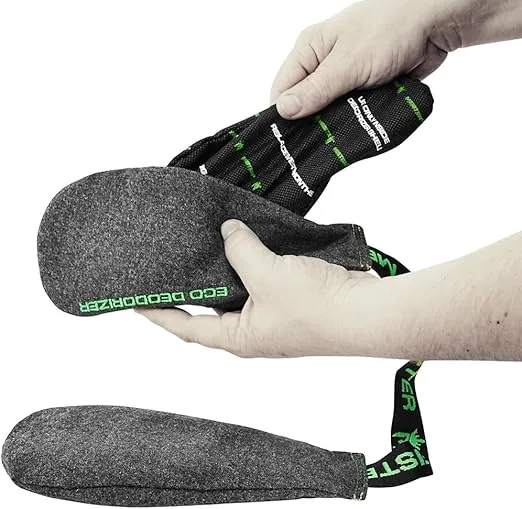 Meister Shoe & Glove Eco Deodoriser + Refill - Absorbs Stink, Powerful, Refillable - 1 Year Supply