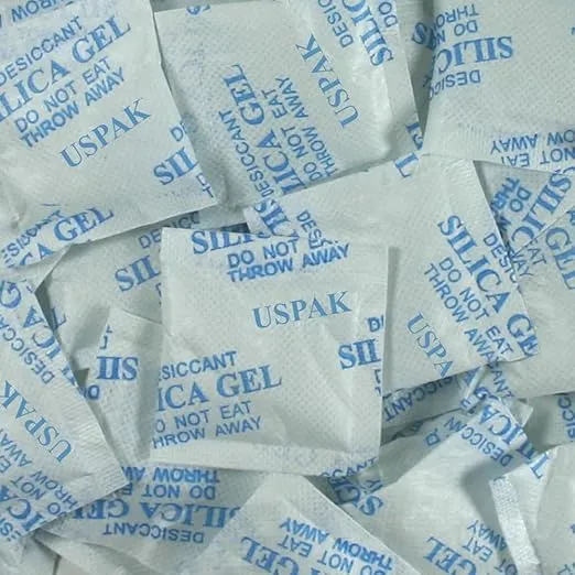 USPak Deisscant Packs 2 Gram 100 Packets Silica Gel Drying Agent Moisture Absorbers Dehumidifiers for Storage