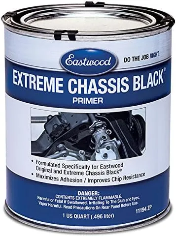Eastwood Extreme Chassis Black Primer Quarts Improves Chips Resistance