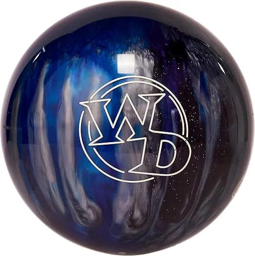 Columbia 300 White Dot Blue/Black/Silver Bowling Ball (15)