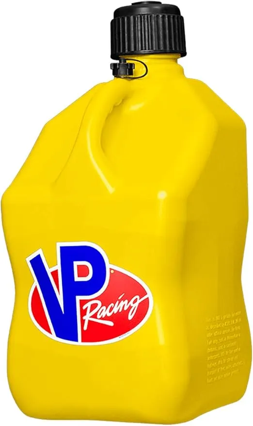 VP Racing 5.5 Gallon Motorsport Racing Liquid Container Utility Jug, Yellow