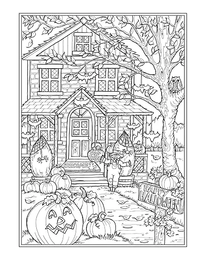 Creative Haven Autumn Charm Coloring Book (Adult Coloring Books: Seasons)
