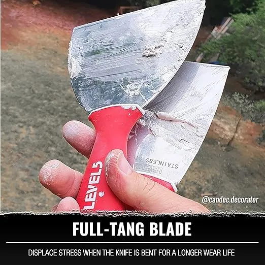 LEVEL5 Stainless Steel Joint Knife 3-Pack w/Soft Grip Handles | 5-620