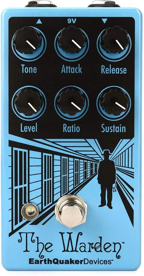 EarthQuaker Devices The Warden V2 Optical Compressor Pedal