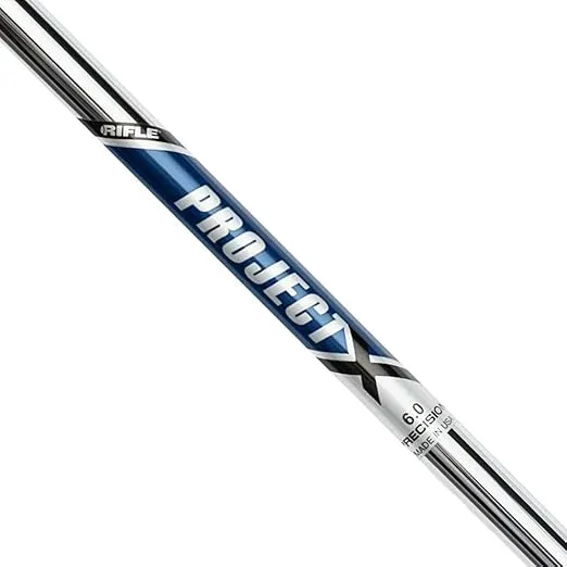Project X 6.0 Stiff Flex Steel Iron Golf Shaft - .355 Taper Tip (Choose Length)