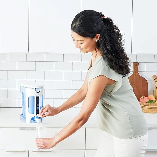 ZeroWater 12-Cup Ready-Read 5-Stage Water Filter Pitcher – 0 TDS for Improved Tap Water Taste - IAPMO Certified to Reduce Lead, Chromium, and PFOA/PFOS