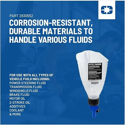 Polaris 2830552 Fluid Change Funnel RZR Sportsman ATV