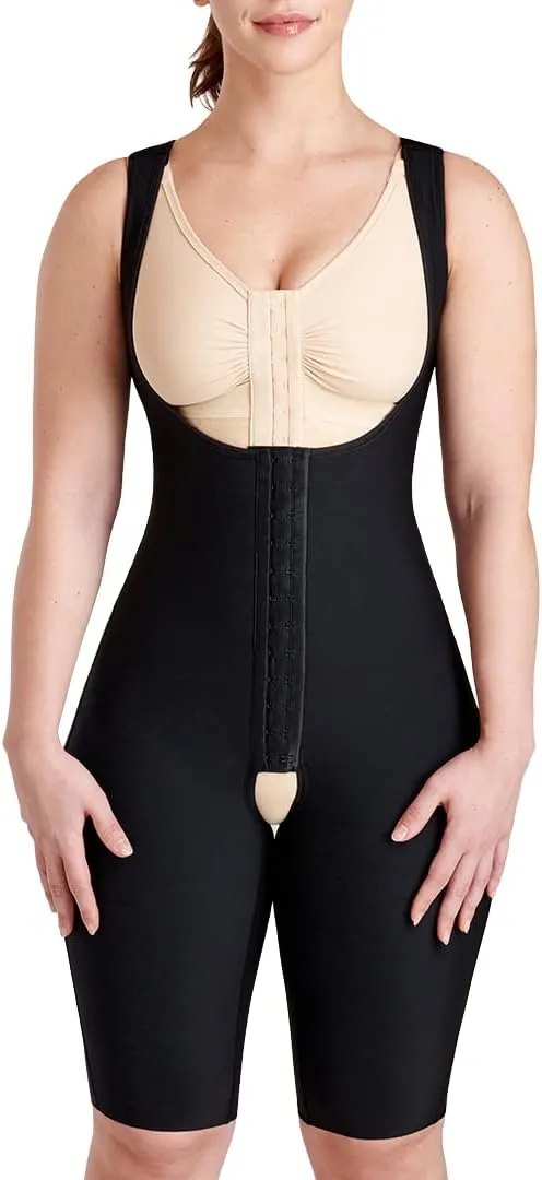 MARENA Short Length Female Curves Bodysuit with Hidden Reinforcement Panels