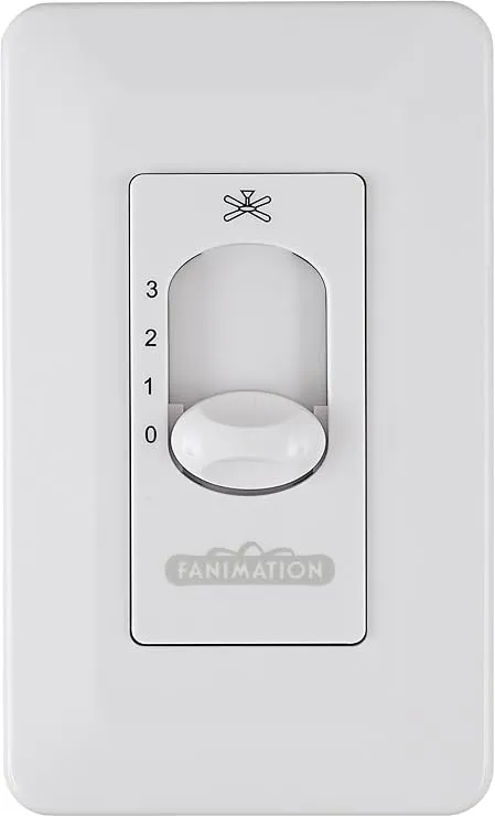 Fanimation CW5WH Fan-only Fan Slide Control, White