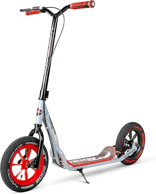 Madd Gear Urban Glide Commuter Kick Scooter - Huge 12" Air-Filled Tires - Perfect for Teens and Adults