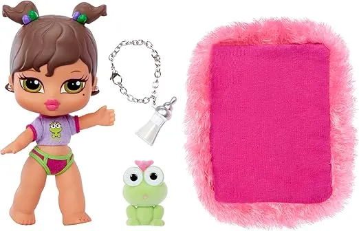 Bratz Babyz Yasmin Collectible Fashion Doll with Real Fashions and Pet