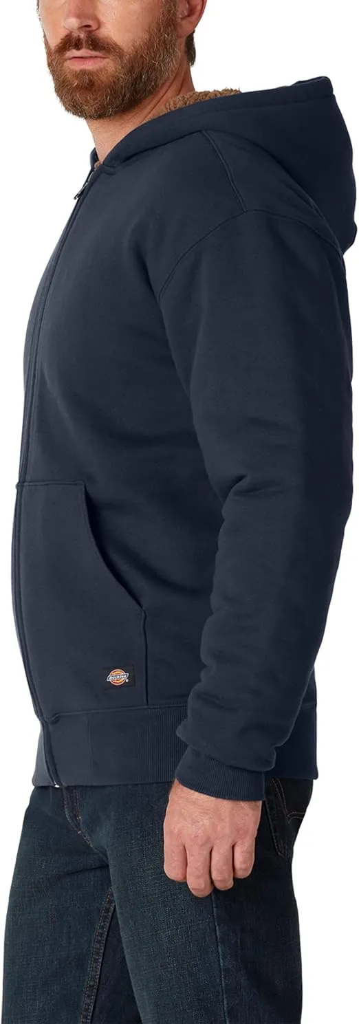 Dickies Men's Sherpa Lined Fleece Zip Hoodie