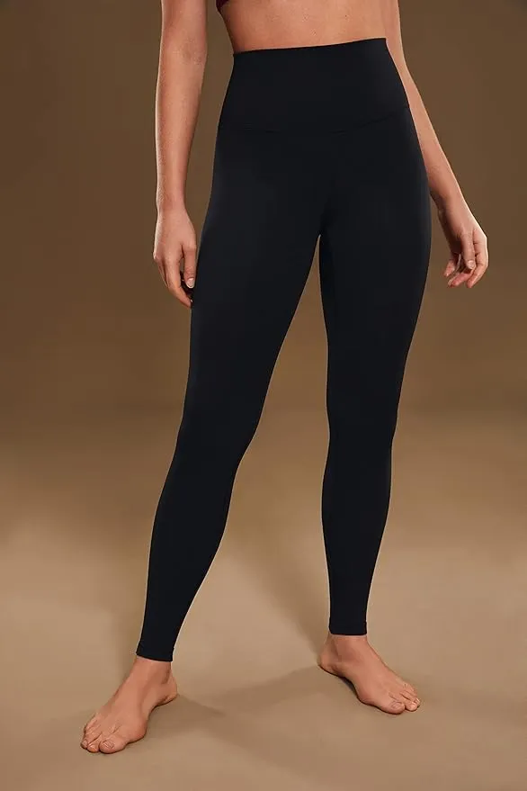 CRZ YOGA Air Feeling High Waisted Leggings for Women 25'' - Warm Thick Workout Leggings Buttery Soft Yoga Pants Lounge