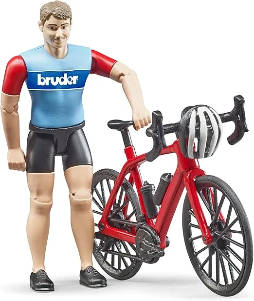 Bruder 63110 bworld Road Bike with Figure