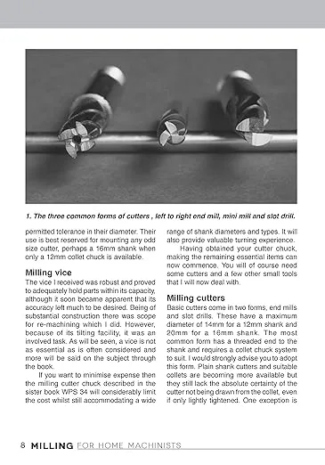 Milling for Home Machinists (Fox Chapel Publishing) Project-Based Course Builds Skills with 8 Projects for Clamps, Parallels, an Angle Plate, a Dividing Head, a Milling Cutter Sharpener, and More