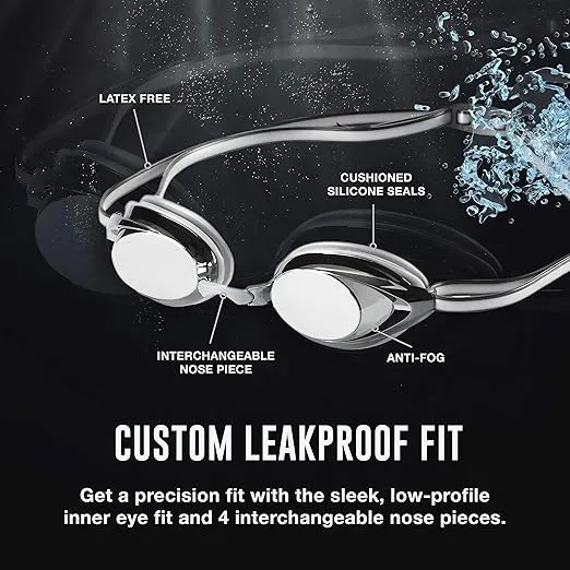 Speedo Unisex-Child Swim Goggles Vanquisher 2.0 Junior