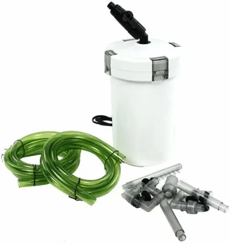 SunSun Tech'n'Toy HW-603B 106 GPH 3-Stage External Canister Filter, 12 Piece Set
