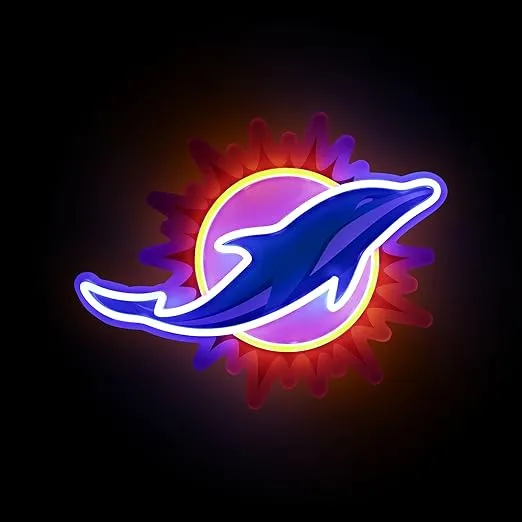 NFL Team Logo LED Neon Light Up Sign