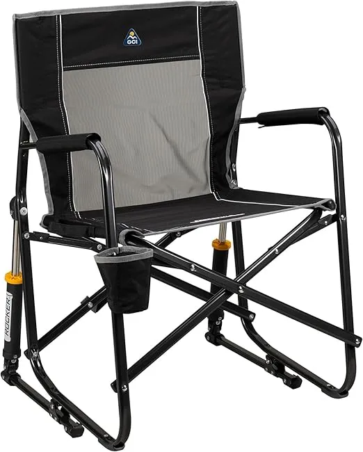 GCI Outdoor Freestyle Rocker Outdoor Rocking Chair with Beverage Holder