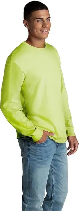 Fruit of the Loom Men's Eversoft Cotton Long Sleeve T Shirts, Breathable & Moisture Wicking with Odor Control