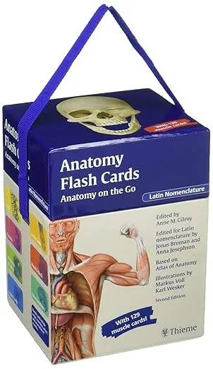 Anatomy Flash Cards: Anatomy on the Go, second edition, Latin Nomenclature