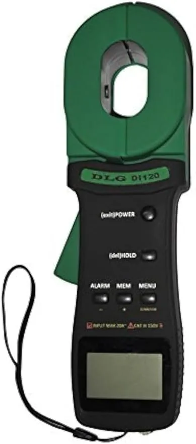 DLG Clamp On Ground Earth Resistance Tester With USB Connection DI-120