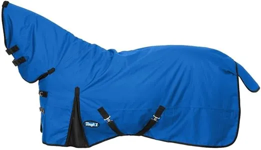 Tough1 1200D Full Neck Turnout Blanket Royal Blue 78"