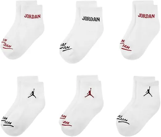 Jordan Baby Boy's Legend Ankle 6-Pack (Infant/Toddler/Little Kids/Big Kids)