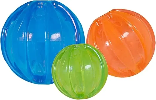 JW Pet Playplace Squeaky Ball Dog Toy, Small (Assorted Colors)