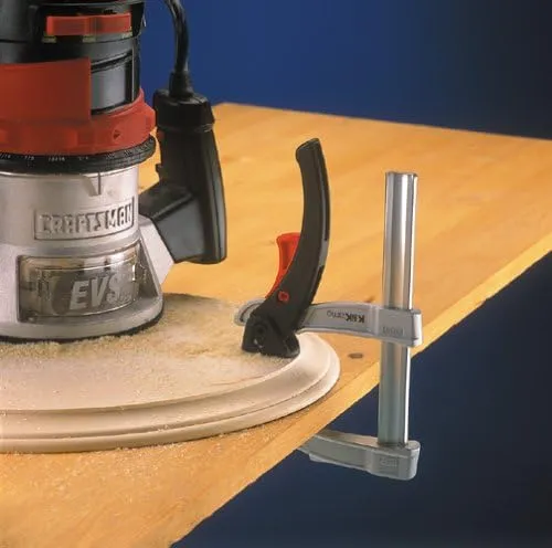 BESSEY Rapid Action Lever Clamp - 12-Inch -LC12 - Fast Action, Heavy Duty Clamps for Welding and Woodworking. Vibration resistant - Professional Grade for DIY and Home Improvement