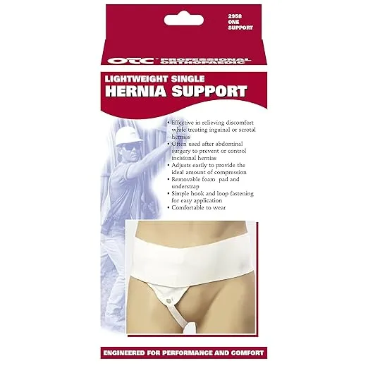 OTC Hernia Support, Single Herniation, Inguinal Scrotal Treatment, Medium (Right Side)